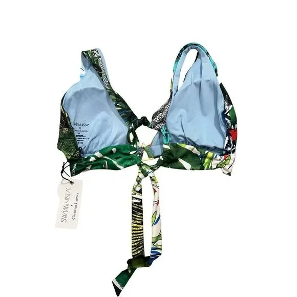 Swiminista x Christian Lacroix Cheer Top in Jardin Exo'Chic Print XS - Picture 3 of 5